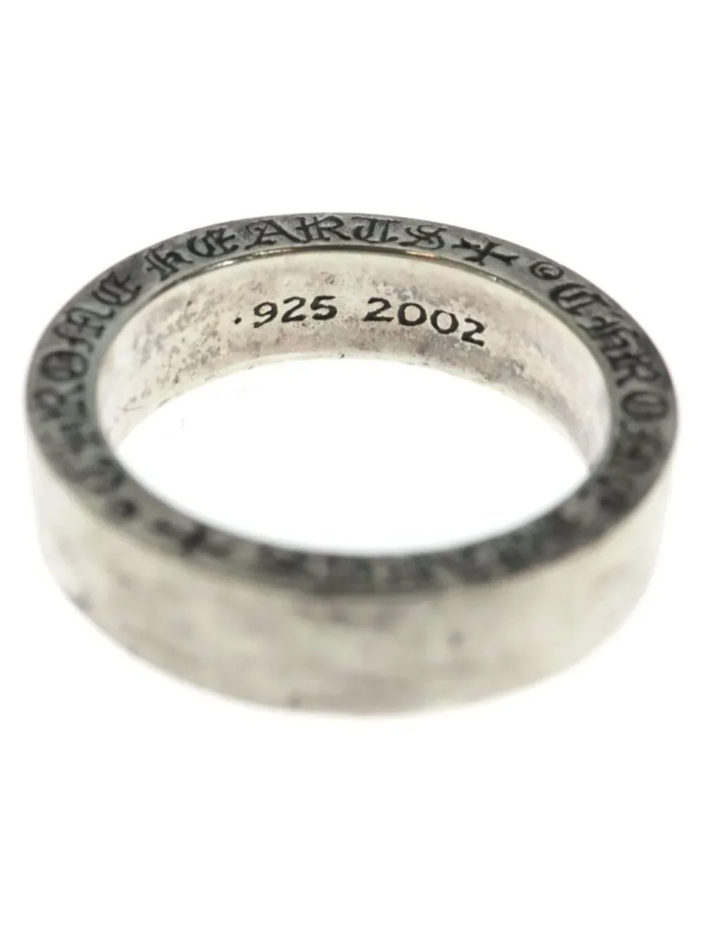 Chrome Hearts Spacer Pln Ring Plain Silver
